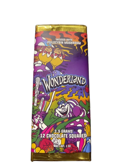 Wonderland Mushroom Chocolate Bars Europe