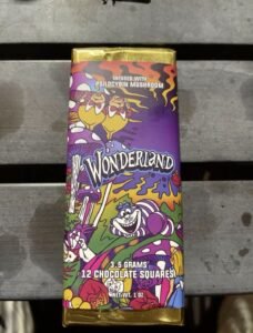 Wonderland Mushroom Chocolate Bars Europe